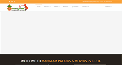 Desktop Screenshot of manglampackers.com